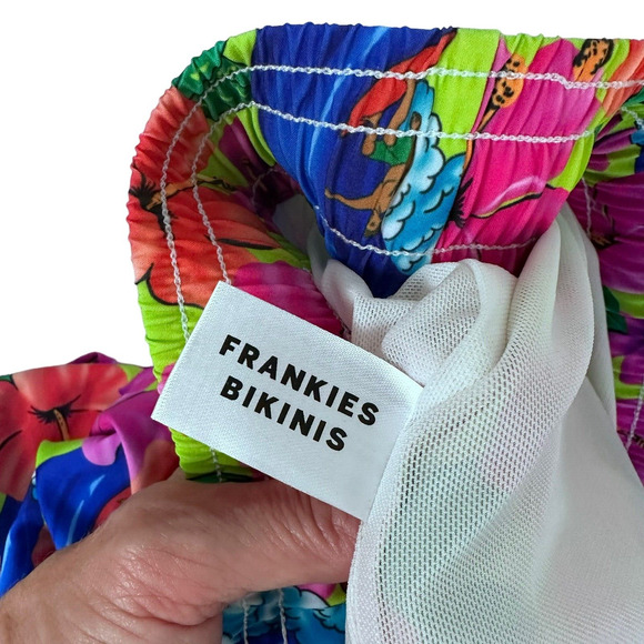 Frankies Bikinis Winston Unisex Board Short Floral Large Neon Surfer Swimwear - Picture 11 of 16